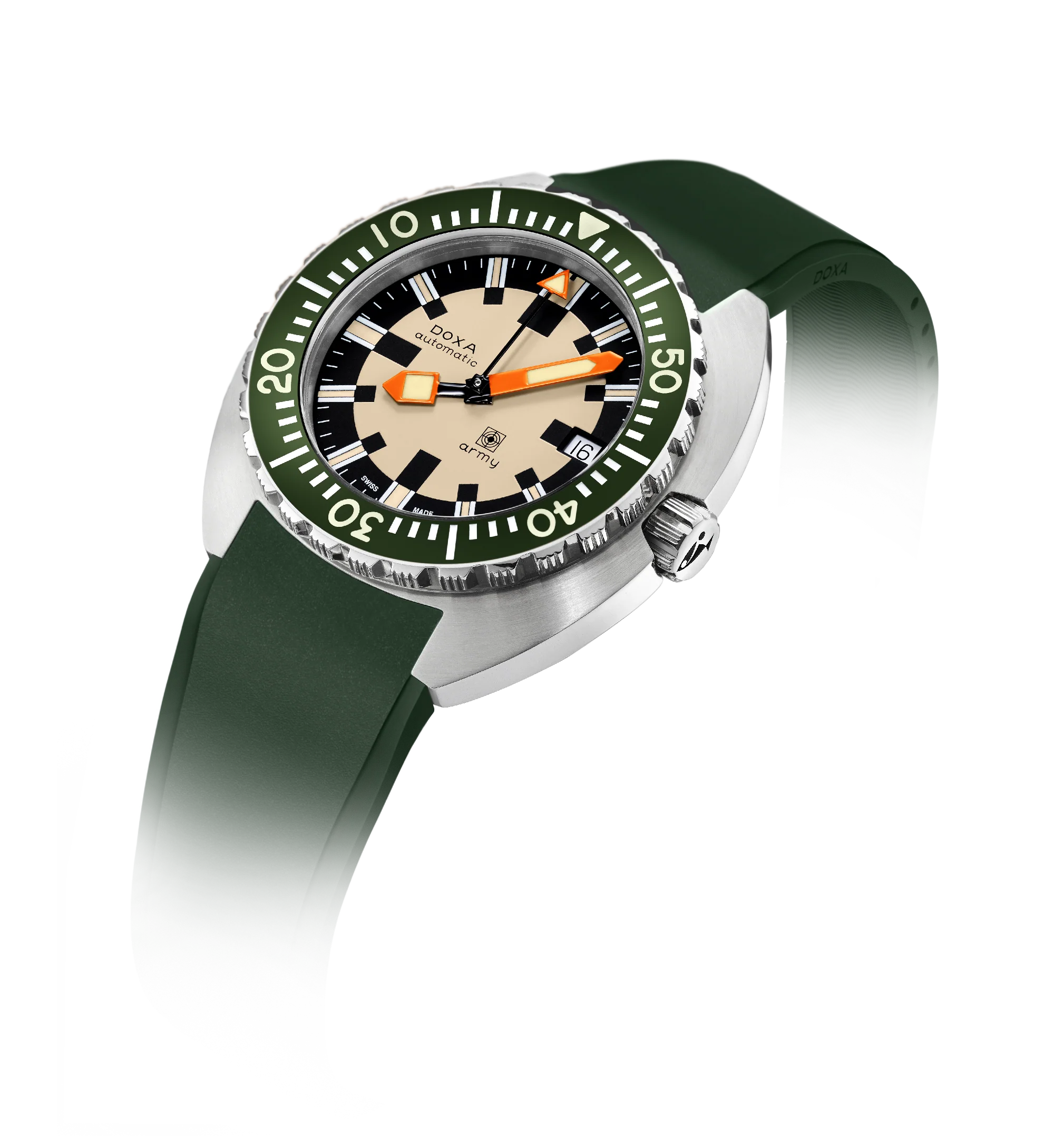 DOXA Army, stainless steel bezel - Image 5