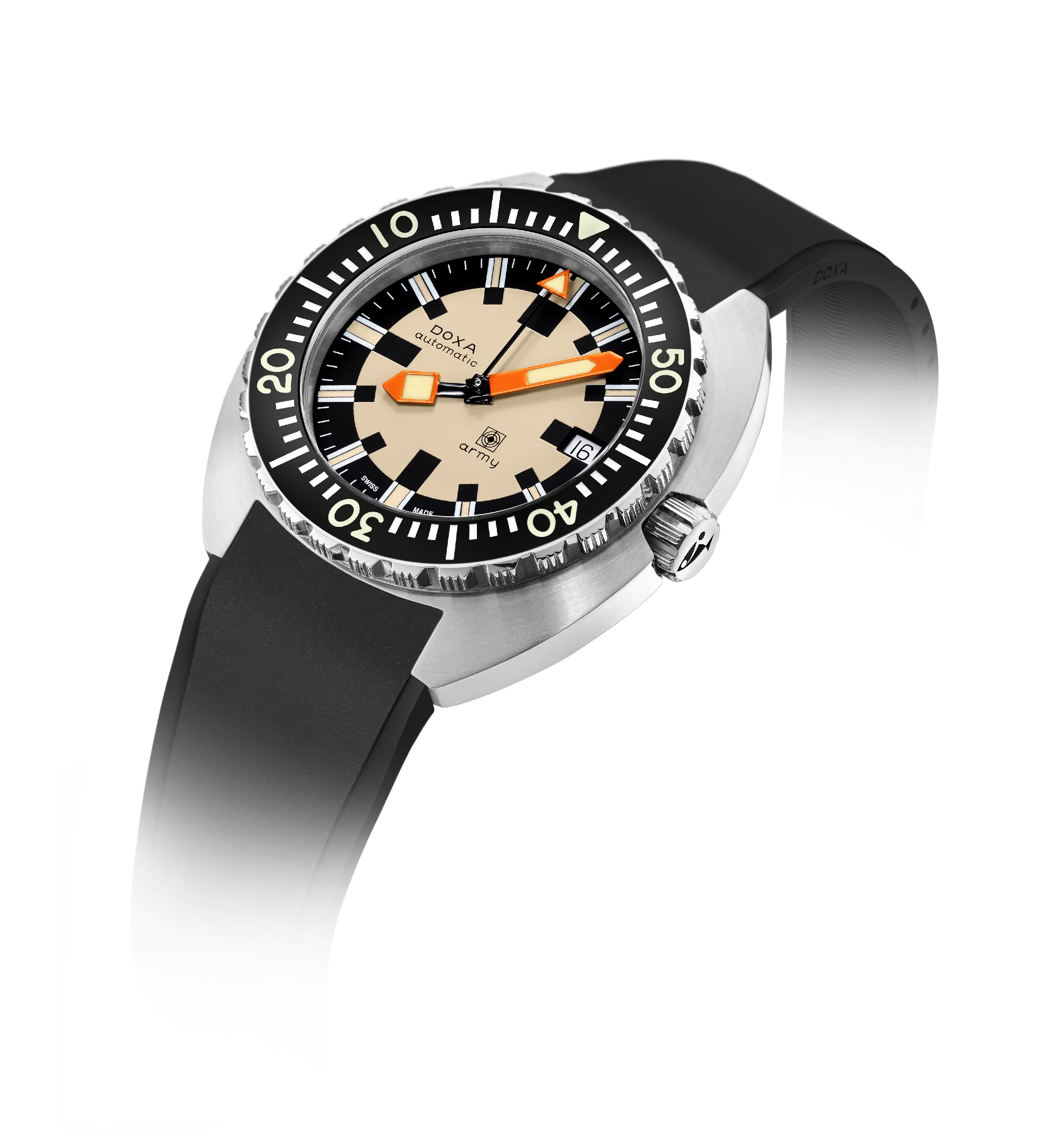 DOXA Army, stainless steel bezel - Image 5